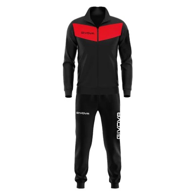 анцуг,дамски,анцузи,givova,visa,tracksuit,black,red,(black)