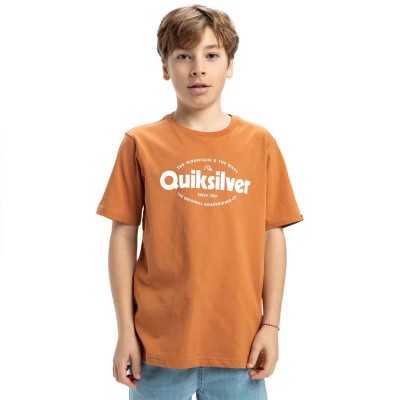 тениска,детски,тениски,quiksilver,ev,shape,all,days,short,sleeve,t,shirt,bran,(orange)