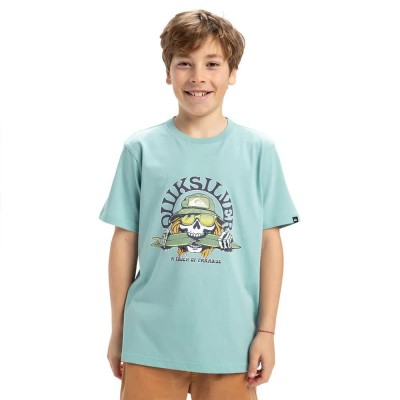тениска,детски,тениски,quiksilver,ev,skull,feast,short,sleeve,t,shirt,blue,(aquifer)