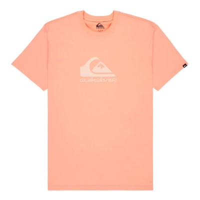 тениска,мъжки,тениски,quiksilver,ev,comp,logo,short,sleeve,t,shirt,peach,parfait,(orange)