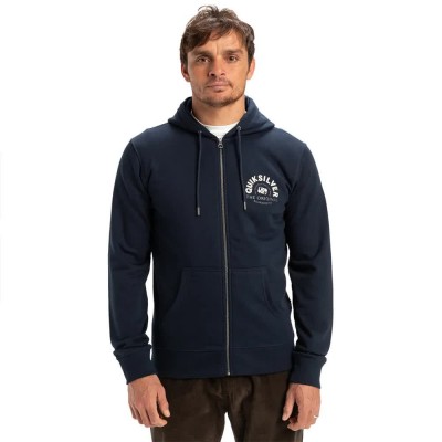 блуза,мъжки,пуловери,quiksilver,graphic,mix,full,zip,sweatshirt,blue