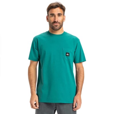 тениска,мъжки,тениски,quiksilver,salt,water,pocket,short,sleeve,t,shirt,green,blue,(teal,green)