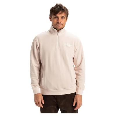 блуза,мъжки,пуловери,quiksilver,slab,half,zip,sweatshirt,beige