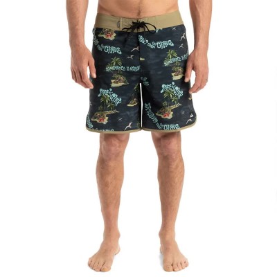 бански,гащета,мъжки,бански,костюми,quiksilver,surfsilk,scallop,18´´,swimming,shorts,black,(black,naturama)