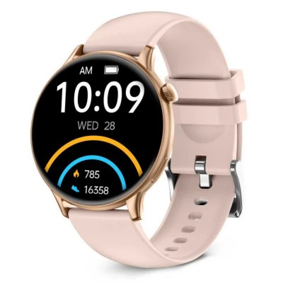 часовници,ksix,core,2,amoled,smartwatch,golden,(pink)