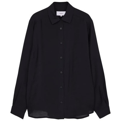 риза,с,дълъг,ръкав,дамски,блузи,дамски,ризи,makia,hilda,long,sleeve,shirt,black,(black)