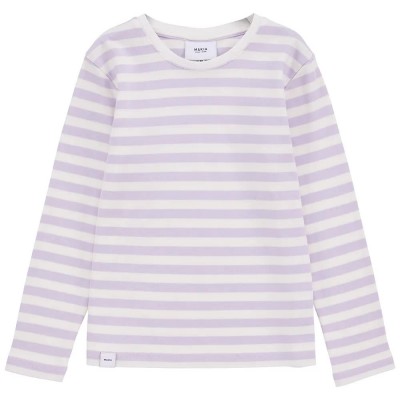тениска,детски,тениски,makia,vekstad,long,sleeve,t,shirt,lavender,off,white,(purple)