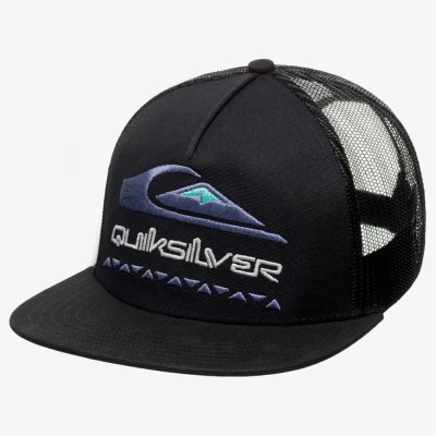 шапка,всички,шапки,quiksilver,oasis,trucker,cap,black,(dusted,peri)