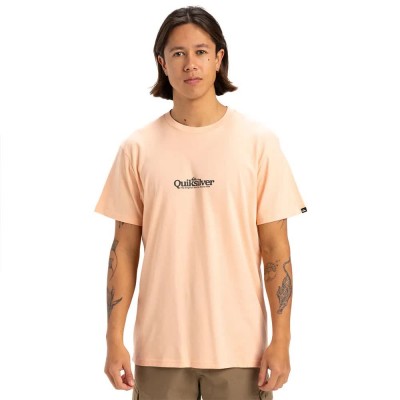 тениска,мъжки,тениски,quiksilver,fineline,short,sleeve,t,shirt,peach,parfait,(pink)