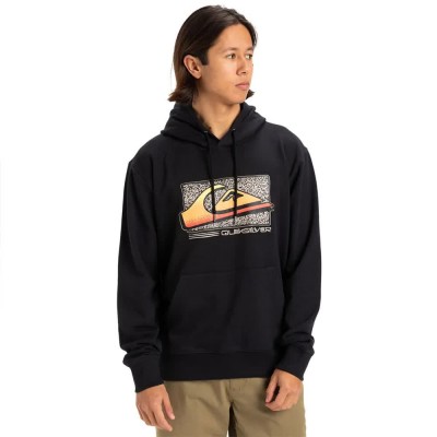 суичър,мъжки,пуловери,quiksilver,retro,fade,hoodie,black