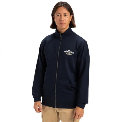 блуза,мъжки,пуловери,quiksilver,simple,surf,full,zip,sweatshirt,blue