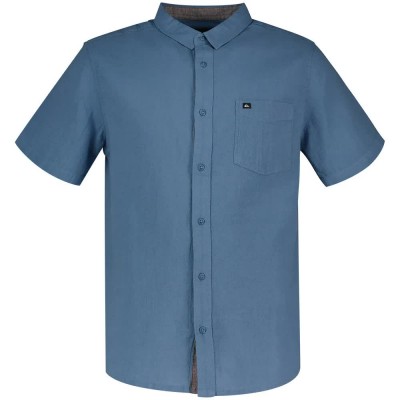 риза,с,къс,ръкав,мъжки,ризи,quiksilver,time,box,short,sleeve,shirt,coronet,blue,(blue)