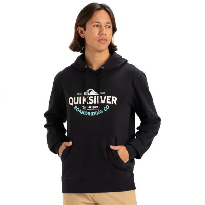 суичър,мъжки,пуловери,quiksilver,typed,out,hoodie,black