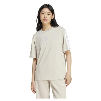 тениска,дамски,тениски,adidas,essentials,3,stripes,boyfriend,short,sleeve,t,shirt,wonder,alumina,white,(beige)