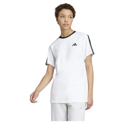 тениска,дамски,тениски,adidas,essentials,3,stripes,boyfriend,short,sleeve,t,shirt,white