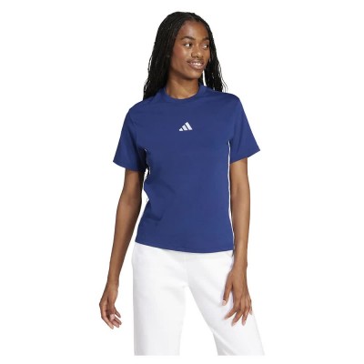 тениска,дамски,тениски,adidas,essentials,3,stripes,cotton,short,sleeve,t,shirt,blue,(dark,blue,white)