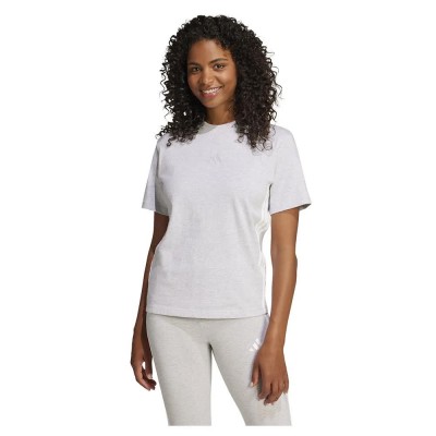 тениска,дамски,тениски,adidas,essentials,3,stripes,cotton,short,sleeve,t,shirt,grey,(light,grey,heather,white)