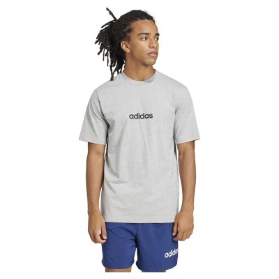 тениска,мъжки,тениски,adidas,essentials,linear,single,jersey,short,sleeve,t,shirt,medium,grey,heather,black,(grey)