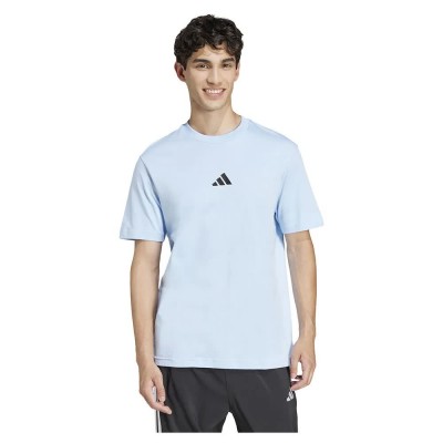 тениска,мъжки,тениски,adidas,essentials,small,logo,single,jersey,short,sleeve,t,shirt,glow,blue,black,(blue)