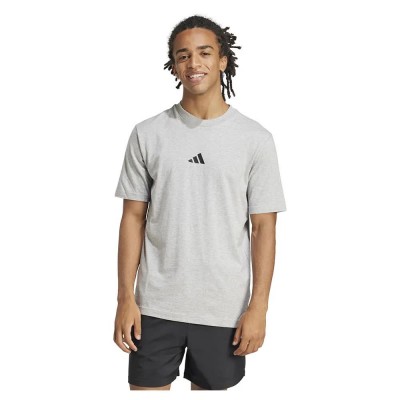 тениска,мъжки,тениски,adidas,essentials,small,logo,single,jersey,short,sleeve,t,shirt,medium,grey,heather,black