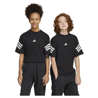тениска,детски,тениски,adidas,future,icons,3,stripes,short,sleeve,t,shirt,black,white,(black)