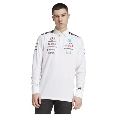 мъжки,блузи,с,яка,adidas,mercedes,tm,amg,petronas,f1,team,long,sleeve,polo,white,black,(white)