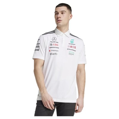 мъжки,блузи,с,яка,adidas,mercedes,tm,amg,petronas,f1,team,short,sleeve,polo,white,(white,melange,black)