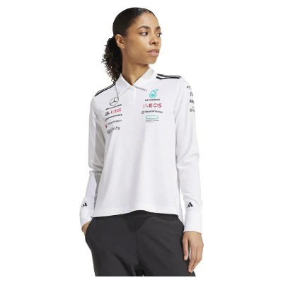 дамски,блузи,с,яка,adidas,mercedes,tm,amg,petronas,f1,team,long,sleeve,polo,white,(white,black)