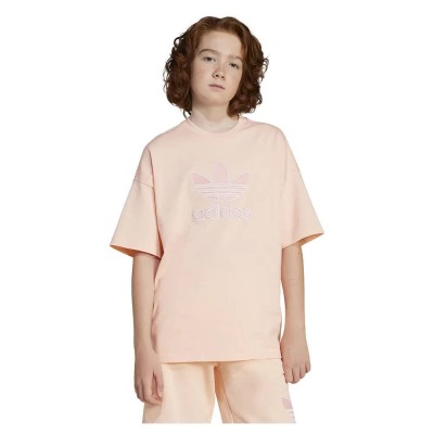 тениска,детски,тениски,adidas,originals,oversize,trefoil,short,sleeve,t,shirt,orange,(haze,coral)