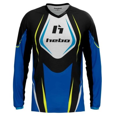 блуза,с,дълъг,ръкав,мъжки,тениски,дамски,тениски,hebo,pro,classic,long,sleeve,jersey,blue,(blue)