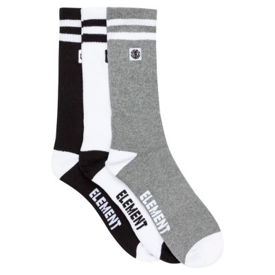 чорапи,мъжки,чорапи,element,clearsight,socks,3,pairs,multicolor,(black,white,grey,htr)