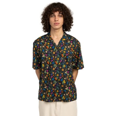 риза,с,къс,ръкав,мъжки,ризи,element,tillow,short,sleeve,shirt,black,(no,rain)