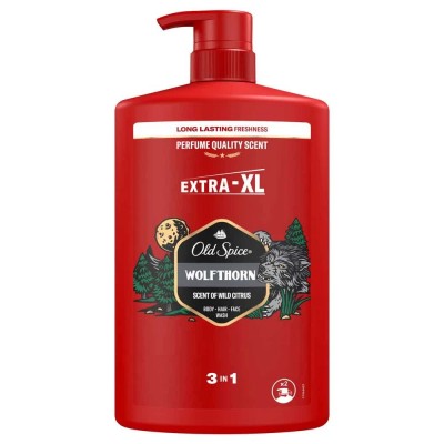 хигиена,тяло,old,spice,xl,wolfthorn,shower,gel,1l,multicolor,(red)