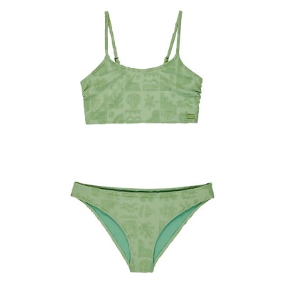 детски,бански,костюми,roxy,beach,check,crop,top,bikini,green
