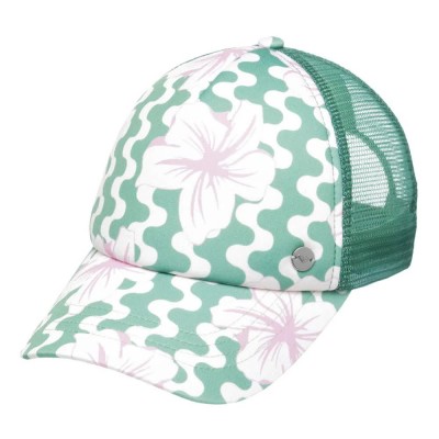 шапка,всички,шапки,roxy,beautiful,morning,trucker,cap,basil,party,waves,yw,(green)