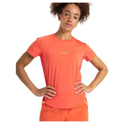 тениска,дамски,тениски,roxy,bold,moves,2.0,mesh,short,sleeve,t,shirt,emberglow,(orange)