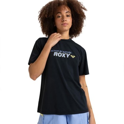 тениска,дамски,тениски,roxy,boundless,spirit,short,sleeve,t,shirt,black,(anthracite)