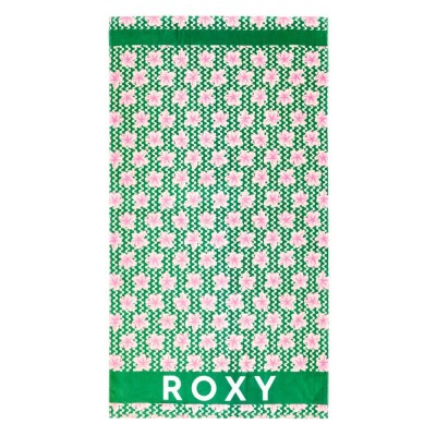 хавлиена,кърпа,хавлии,roxy,cold,water,printed,towel,basil,party,waves,yw,(green)