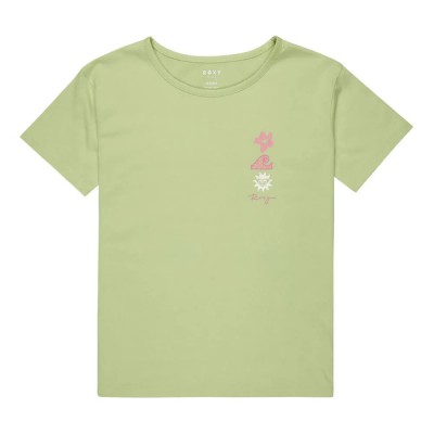 тениска,детски,тениски,roxy,day,and,night,short,sleeve,t,shirt,foam,green,(green)