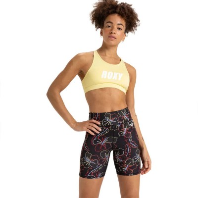 клин,дамски,клинове,дамски,чорапогащи,и,клинове,roxy,everyday,flow,biker,pt,short,leggings,black,(anthracite,athletic,hibiscus)