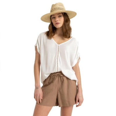 дамски,блузи,roxy,full,of,passion,short,sleeve,blouse,white,(snow,white)