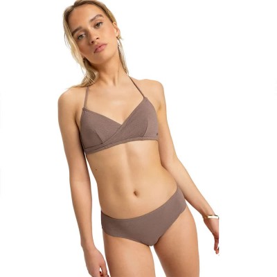 дамски,бански,костюми,roxy,lasca,bralette,tri,bikini,brown