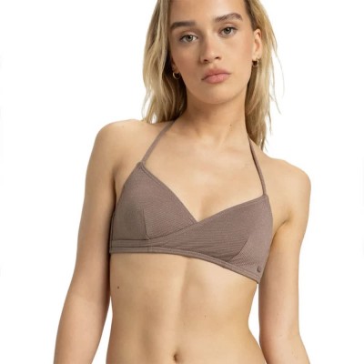дамски,бански,костюми,roxy,lascalette,tri,bikini,top,brown,(deep,taupe)