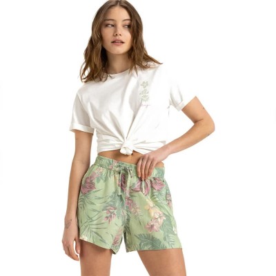 къси,панталони,дамски,панталони,roxy,lekeitio,break,mid,printed,sweat,shorts,green