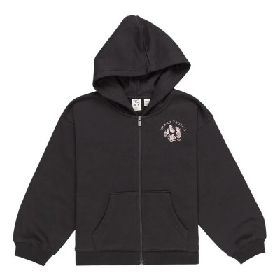 блуза,детски,блузи,roxy,midnight,hike,full,zip,sweatshirt,phantom,(black)