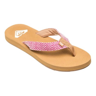 джапанки,дамски,сандали,и,чехли,roxy,porto,raffia,ii,flip,flops,raspberry,(brown)