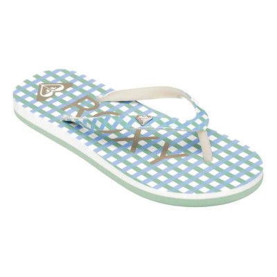 детски,сандали,и,чехли,roxy,rg,pebbles,vii,slides,blue,plaid,white,(blue)