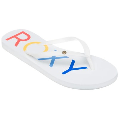 джапанки,дамски,сандали,и,чехли,roxy,sandy,iii,flip,flops,white,(white,rainbow,monogram)