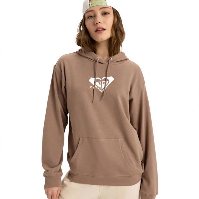 суичър,дамски,блузи,roxy,surf,stoked,terry,hoodie,portabella,(brown)