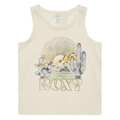 тениска,детски,тениски,roxy,there,is,life,vintage,sleeveless,t,shirt,beige,(egret)